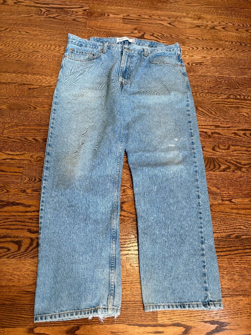 Vintage Levis 505 Jeans Mens 40 X 30 Regular Fit Straight Leg Y2K Light Wash
